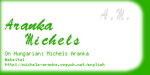 aranka michels business card